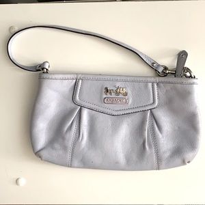 Coach Clutch - Periwinkle - leather